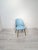 Vintage Blue Leather Armchair, 1950s For Sale - Image 14 of 14