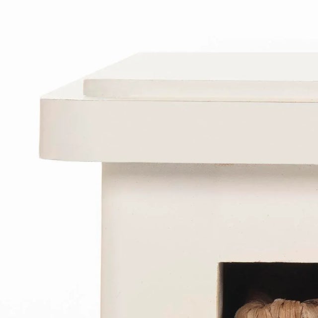 Entertainment Unit in Distressed White For Sale In Philadelphia - Image 6 of 11