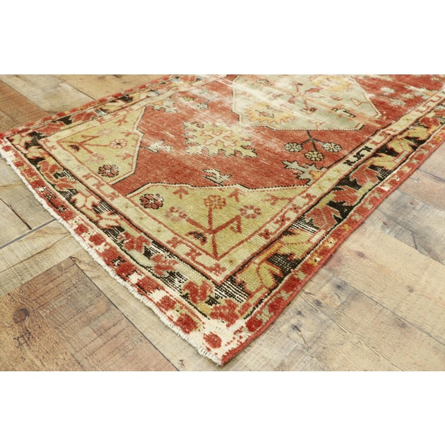 Vintage Worn-In Distressed Turkish Runner - 2′4″ × 9′4″ For Sale In Dallas - Image 6 of 10