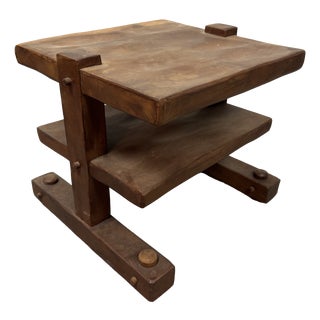 Mid-Century Modern Brutalist Brazilian Side Table, 1960s For Sale