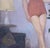 2020s Original Figurative Painting on Canvas, Mid-Century Modern-Inspired Interior by Michelle Farro For Sale - Image 5 of 6