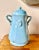 Vintage, Italian Blue Distressed Urn With Lid For Sale In Chicago - Image 6 of 6