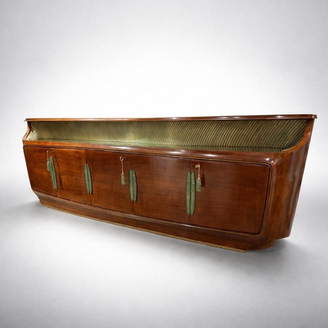 Metal Italian Sideboard by Vittorio Dassi, 1940s For Sale - Image 7 of 11