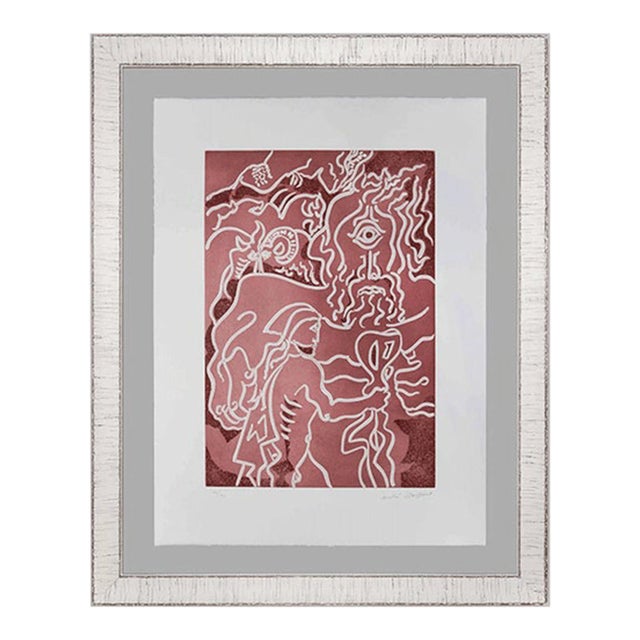 Cyclop - Original Hand Signed Andre Masson Etching For Sale