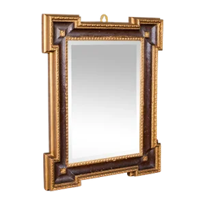 1870's Small Antique Vanity Mirror