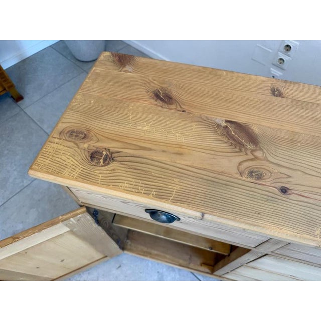 Art Nouveau 6-Piece Shop Chest in Spruce, 1890s For Sale - Image 10 of 12