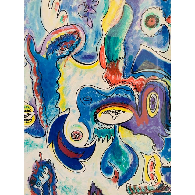This artwork is titled “Genesis IV” by Stephen Sacklarian, ( 1889 - 1983) The Artist is known for abstract expressionist...