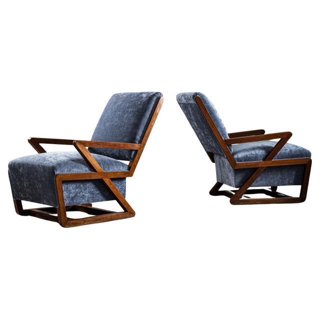 Lounge Chairs, Italian Manufactory, 1940s For Sale - Image 11 of 18