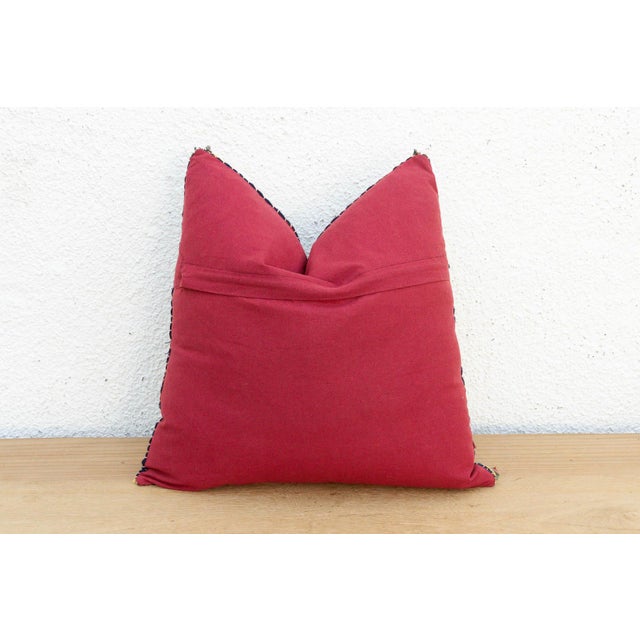 19th Century Antique Jeweled Medallion Jaisalmer Pillow For Sale - Image 5 of 6