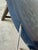 Modern Donghia Sculptural Bronze Base & Ribbed Blue Lucite Coffee Table For Sale - Image 10 of 12