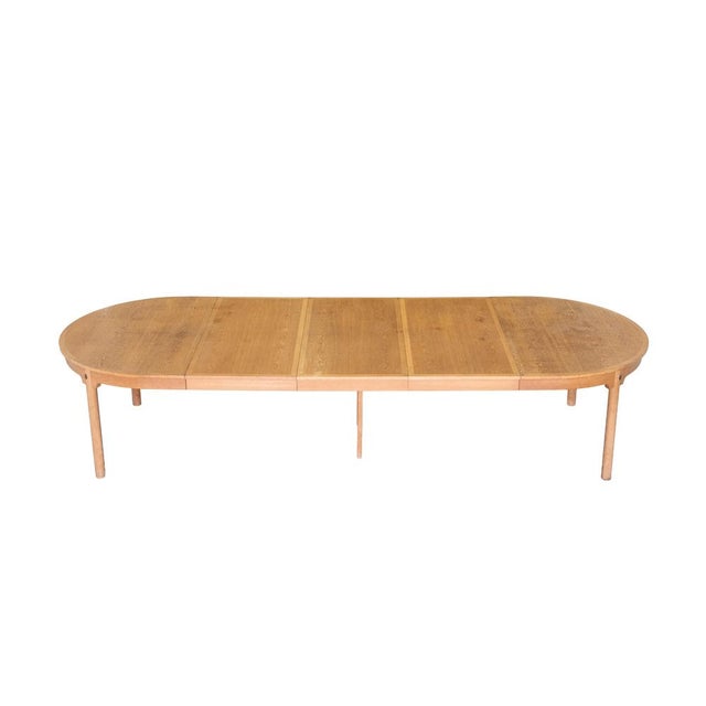 Large Model 142 Dining Table in Oak by Børge Mogensen for Karl Andersson & Söner, 1960s For Sale - Image 8 of 18