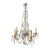 Late 18th Century George III Anglo Irish Cut Crystal Chandelier For Sale