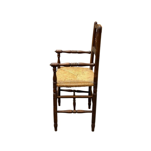 Arts & Crafts Provencal Chair For Sale - Image 5 of 10