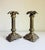 Metal Palm Beach Style Brass Candlesticks, 1960s - A Pair For Sale - Image 7 of 11