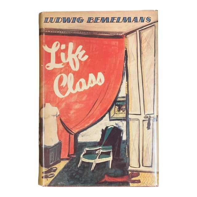 Life Class Ludwig Bemelmans 1938 First Edition Hardcover Book For Sale