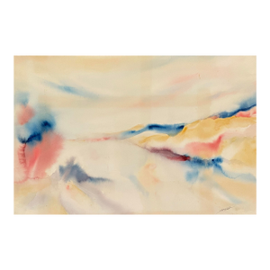 1960s Arthur Sembler Abstract Beach Painting