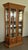 French Oak Display Showcase Cabinet For Sale - Image 5 of 7