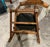 Vintage Pair of Georgian III Style Mahogany Armchairs With Upholstered Seats For Sale - Image 10 of 12
