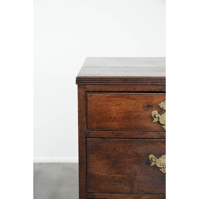 Brown Antique English Chest of 5 Drawers For Sale - Image 8 of 16
