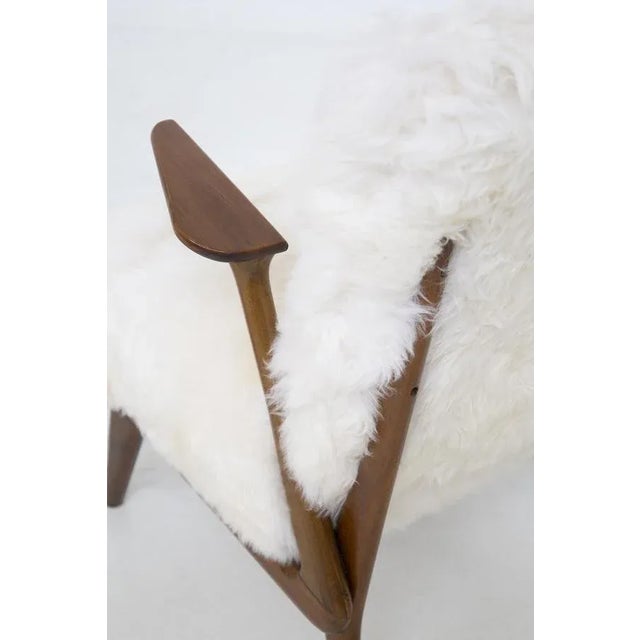 Set of Italian Fur Armchairs by Giuseppe Scapinelli For Sale - Image 6 of 14