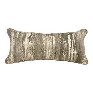 11” X 24” Clarke & Clarke Latour Taupe Grey Cream Soft Gold Abstract Lumbar Pillow Cover