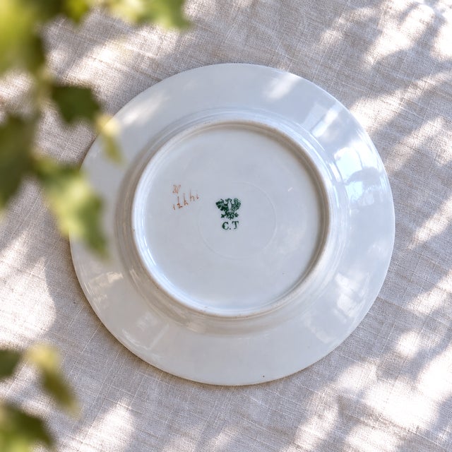 Ceramic Antique Porcelain Plates from Carl Tielsch, 1890, Set of 6 For Sale - Image 7 of 8