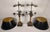 Mid 20th Century Hollywood Regency Tole Palm Tree Candelabra Table Lamps For Sale - Image 11 of 11