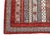 Brick Red 2'11" X 4'10" Small Hand Knotted Geometric Persian Afshari Design Rug (3' X 5') For Sale - Image 8 of 11