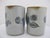 Set of 2 incredibly sweet vintage Ken Edwards Mexican pottery, coffee cups from the El Palomar studio in Tonalá, Mexico....