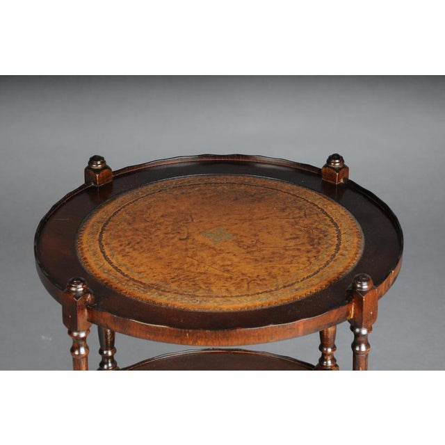 Vintage English Round Side Table For Sale - Image 3 of 11