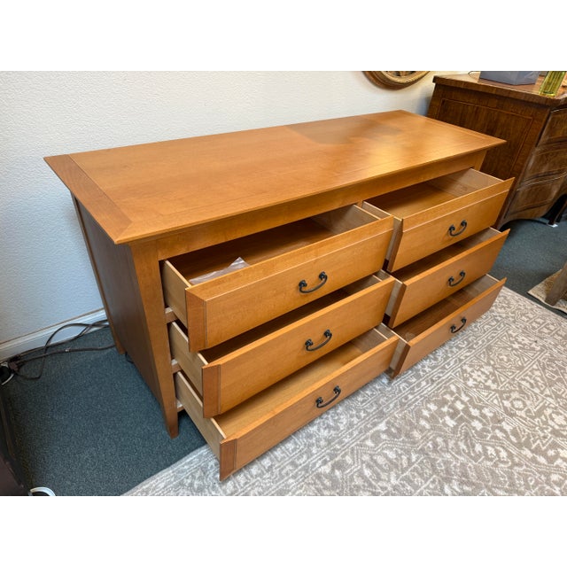 2010s John Mascheroni for Shermag Tuscany Six Drawer Dresser For Sale - Image 5 of 12