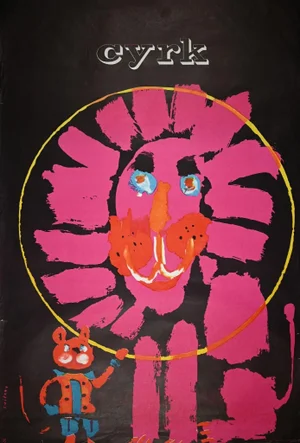 Waldemar Świerzy, Circus, Original Poster, 1970s