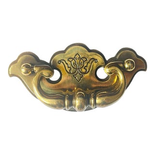 Vintage Keeler Brass Company Brass Dresser Pulls Handles N-15176 (2pieces) and N-13751 (2pieces) For Sale