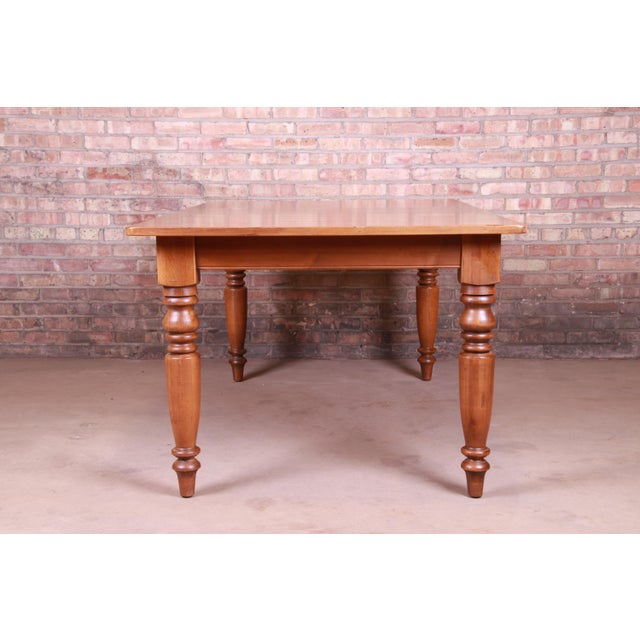 Ethan Allen Maple Harvest Farm Table Chairish