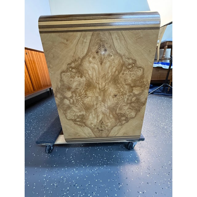 1970s Henredon Scene Two Collection Burled Olive Wood Credenza For Sale In Baton Rouge - Image 6 of 12