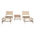 Darryl 5 Piece Living Set - Natural For Sale