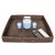Artifacts Rattan Square Tray For Sale - Image 4 of 4