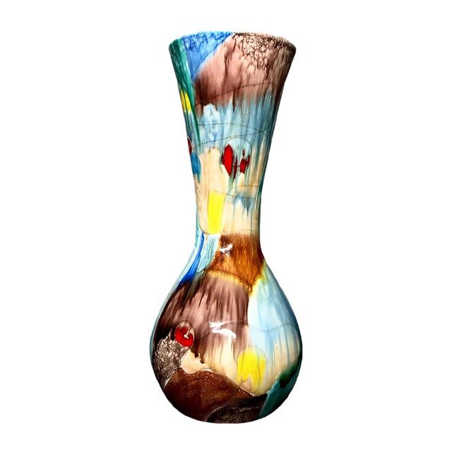 Italian Ceramic Vase by Agenore Fabbri for Ceramiche Albisola, 1957 For Sale