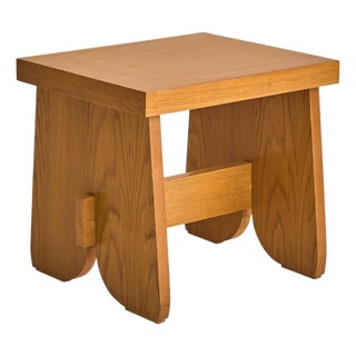 Italian Ash Wood Stool, 1960s - 4 Available For Sale