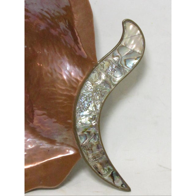 Los Castillo 1960s Los Castillo Style Mexican Copper Fish Dish For Sale - Image 4 of 15