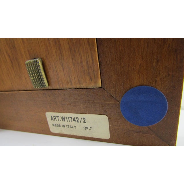 Mangani Italy Magenta and White Porcelain Frame For Sale - Image 11 of 11