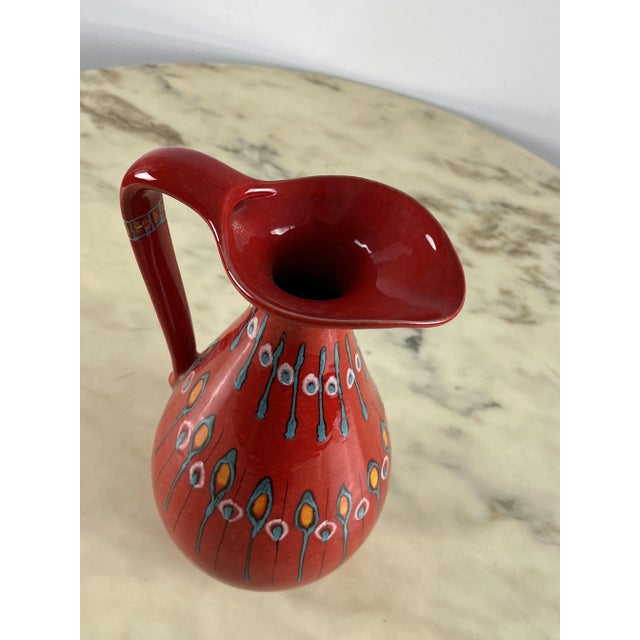 Enlarged ceramic jug by Giovanni Bertoncello.fondata in 1956 in Schiavon, in the province of Vicenza by the members Lini,...