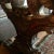 60" Burl Walnut Griffin Base Console Table/Desk/Dining Table With Butterfly Extension For Sale In Baltimore - Image 6 of 13