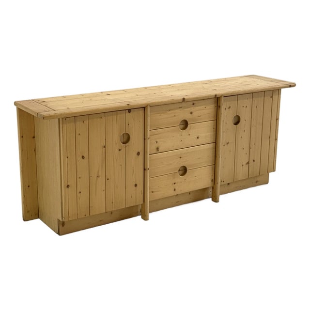 Pine Sideboard by Charlotte Perriand for Les Arcs, 1970s For Sale