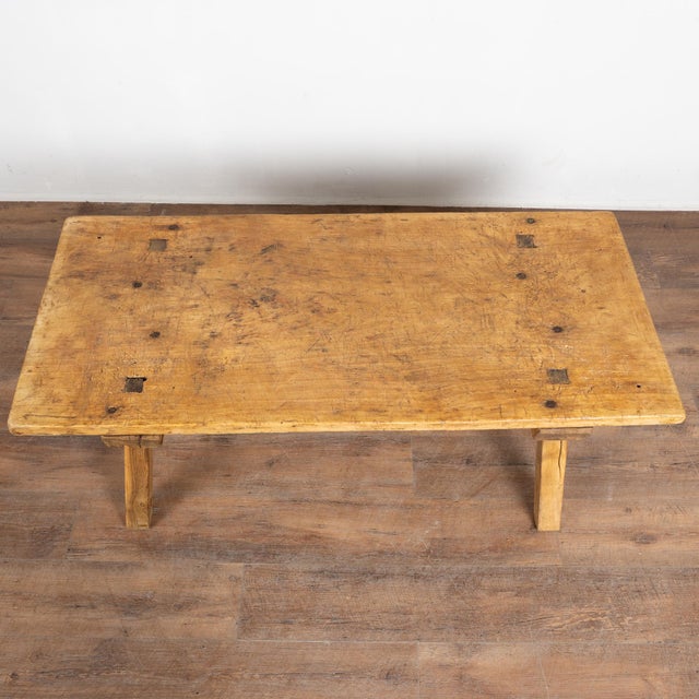 Rustic European Early 20th Century Rustic Hungarian Coffee Table For Sale - Image 3 of 9