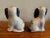 1990s 1990s Blue & White Miniature Spaniel Figurines- a Pair For Sale - Image 5 of 6