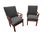 Baker Furniture Company Late 20th Century Attributed to Michael Taylor Baker Greek Key Armchairs Pair For Sale - Image 4 of 18