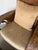 Vintage Coastal Organic Sculptural Tall Roll-Back Rattan Lounge Chair With Ottoman For Sale - Image 10 of 12