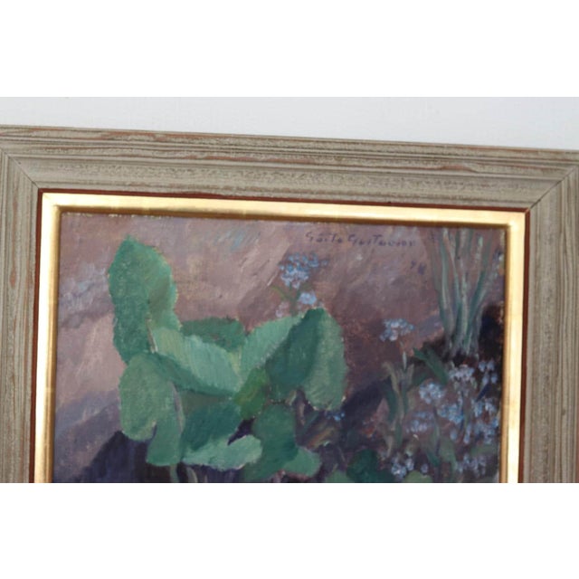 Gösta Gustavson, Bloomer, 1960s, Oil on Panel, Framed For Sale - Image 11 of 16