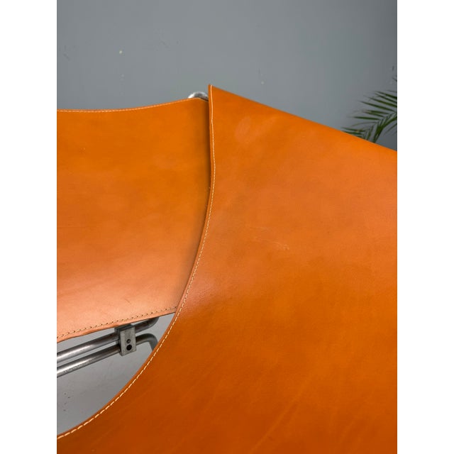 AP-14 Armchair in Cognac Leather by Pierre Paulin for AP Polak, 1955 For Sale - Image 12 of 18